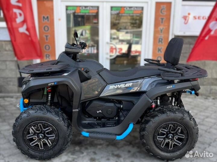 Квадроцикл Segway Snarler AT6 LX серо-синий
