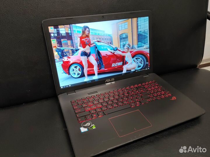 Игровой Asus ROG 17.3 full HD/ i5-6300HQ/GTX 960M