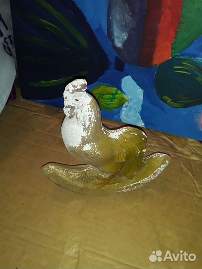 Старинный резиновый петух клоун и другие