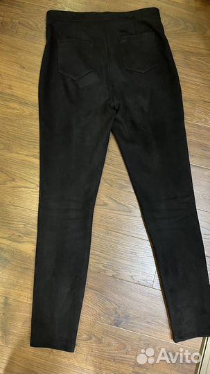 Леггинсы замшевые