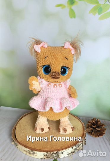 Сова, медвежонок игрушки ручная работа