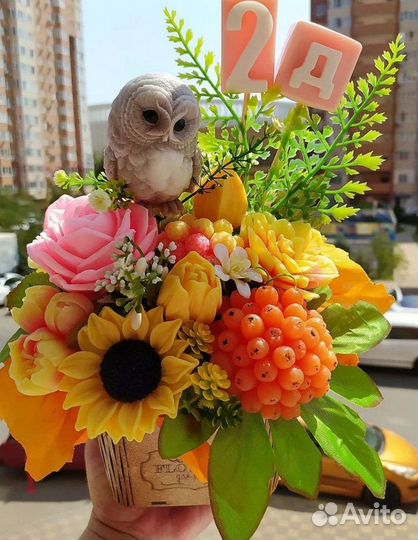 Мыло ручной работы букеты