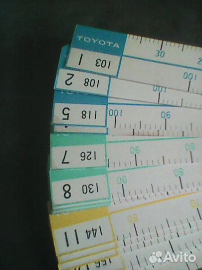 Линейки для вязальной машины toyota