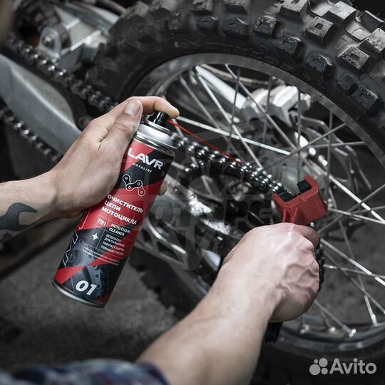 Очиститель цепи lavr moto, 650 мл