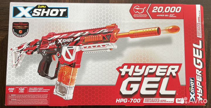 Орбизный бластер-автомат X-Shot Hyper Gel-700