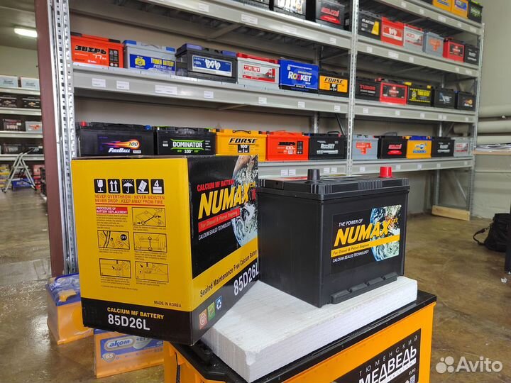 Аккумулятор Numax 75 Ач обр 630 А