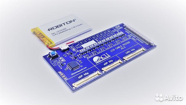 Тестер шлейфов матриц EDP/lvds