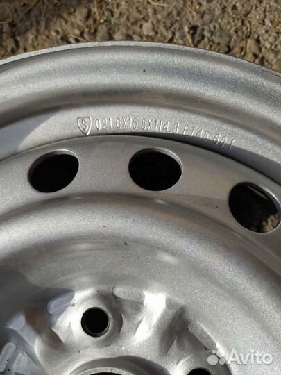Диски штампованные R 15 5*114,3