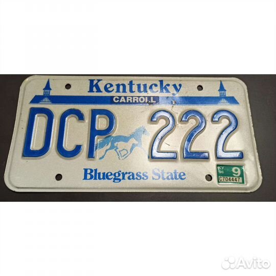 Автомобильный номер Kentucky 222