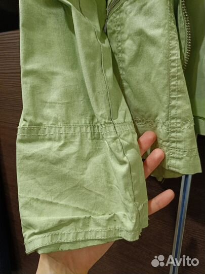 Куртка ветровка Tom Tailor оливковый 40-42