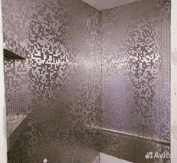 Плиточные работы, керамогранит, крупныйформат