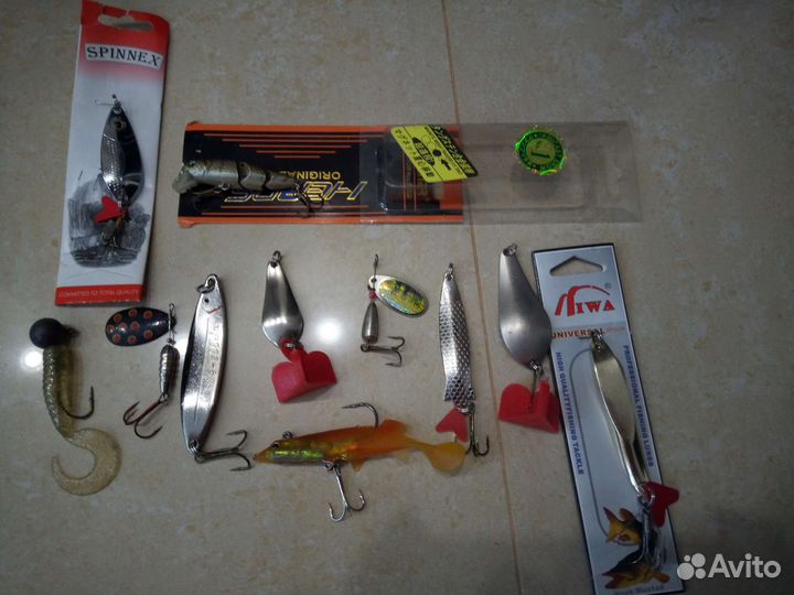 Рыболовные блесны, набором