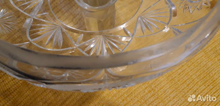 Ваза для фруктов на ножке СССР и другие