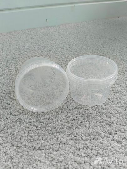 Пластиковое ведро 0,5 л куботейнеры под мед