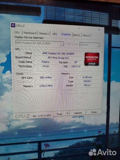 Amd radeon rx 580 8gb
