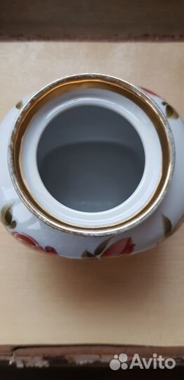 Сахарница лфз Букет чайных роз