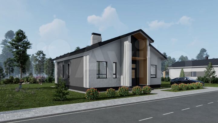 Коттедж 99 м² на участке 7,5 сот.