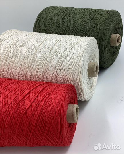 Пряжа в бобинах меринос и кашемир