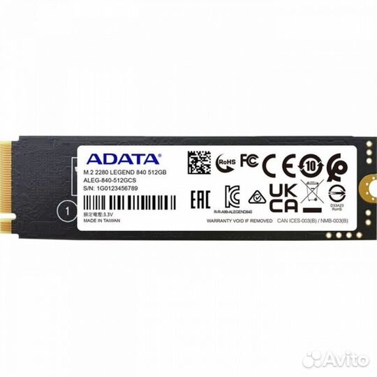Внутренний жесткий диск adata legend 840 Cl 430309