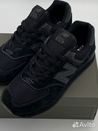 Кроссовки New Balance 574 Black (Premium)