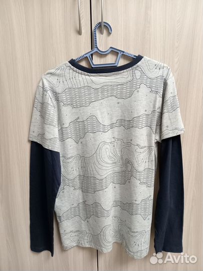 Кофта (джемпер) из хлопка для мальчика серого цвет