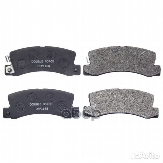 Колодки тормозные DFP1168 double force