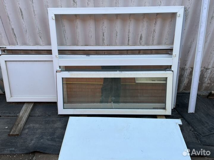 Балконный блок с дверью б/у