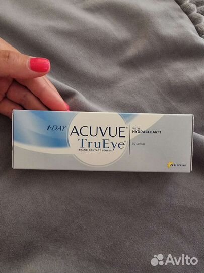 Линзы контактные acuvue tru eye 1 Day - 5.5