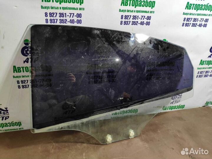 Стекло двери задней левой Hyundai Solaris 13г