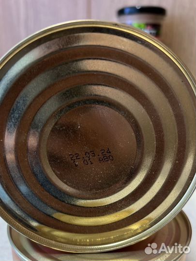 Тушенка говяжья высший сорт