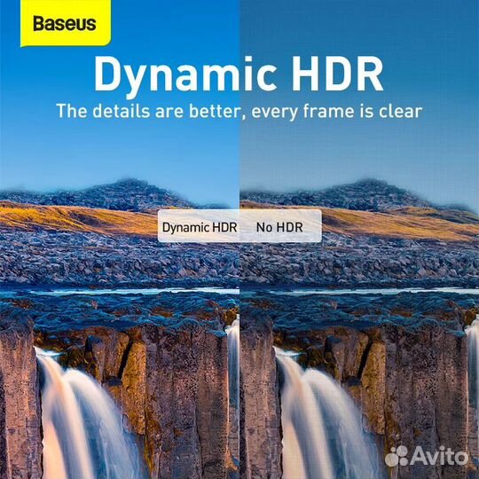 8K 60Hz / Hdmi v2.1 кабели / Baseus / 1-3m