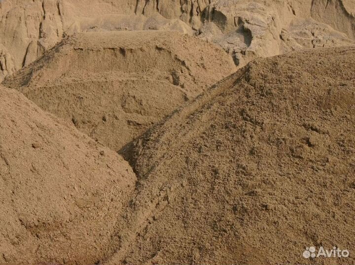 Песок карьерный строительный с доставкой