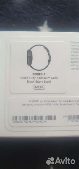Часы apple watch 4 44 mm