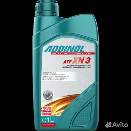 Addinol 4014766074980 addinol ATF XN 3 Жидкость тр