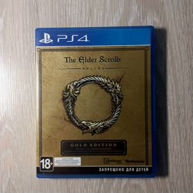 Диск ps4 The elder scrolls Online: Gold edition