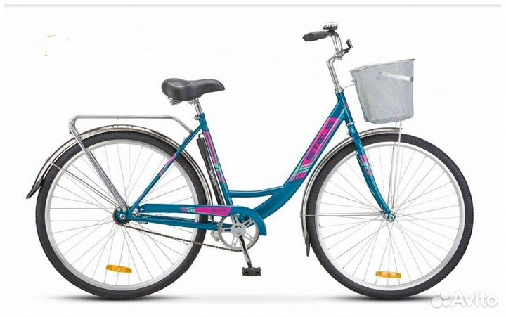 Велосипед дорожный с корзиной 28