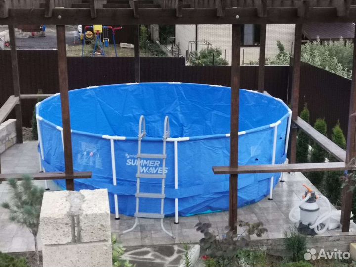 Каркасный бассейн 457 132 бу