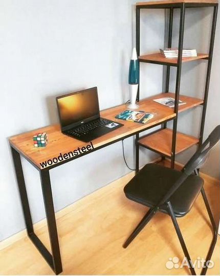 Стол в стиле лофт рабочий/компьютерный