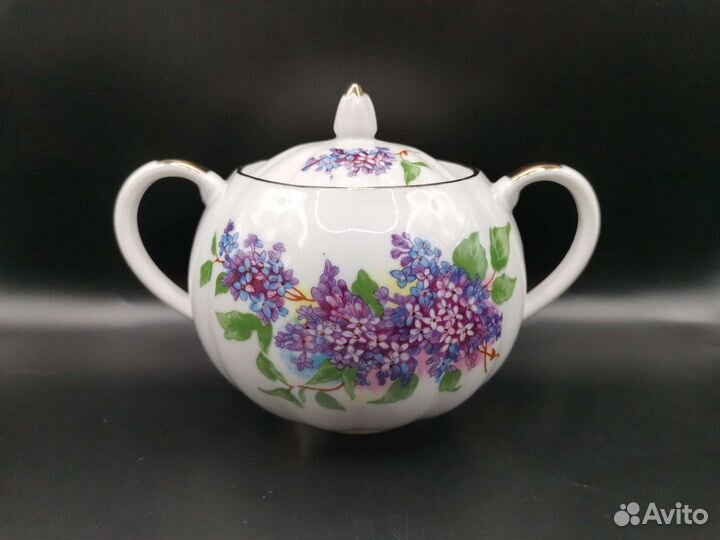 Сервиз чайный Сирень Дулево СССР Не полный