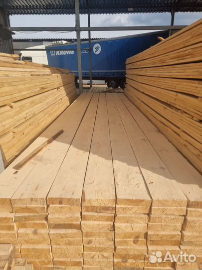 Обрезная доска 40х200х6000 сосна от производителя