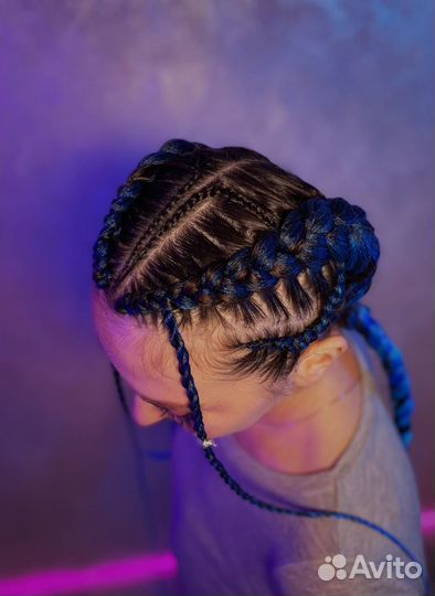 Плетение из канекалона, брейды, косы