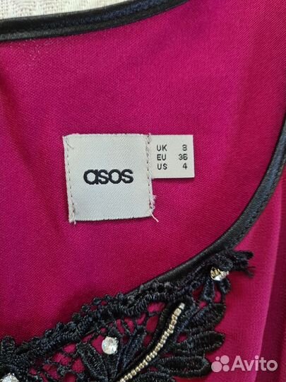 Платье шифоновое 42 ASOS