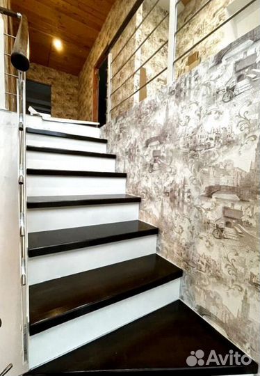 Лестница Г-образная с поворотными ступенями