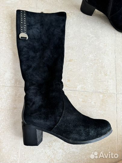 Сапоги велюровые зимние женские 37 размер