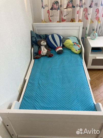 Детская кровать IKEA раздвижная сундвик