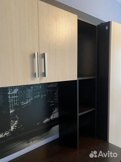 Стенка (рабочий стол + шкаф)