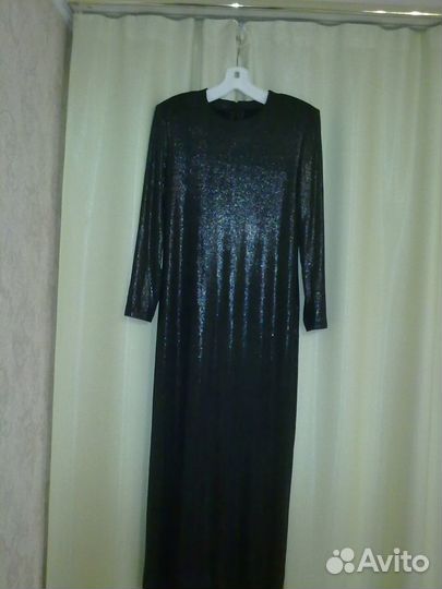 Вечернее платье макси 50 размера
