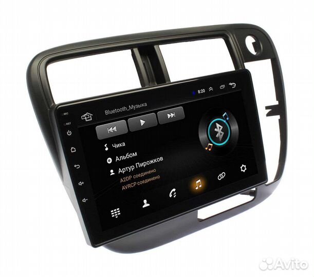 Штатная магнитола Honda Civic 1998-2000г, пр.руль