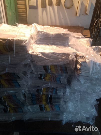 Газета в упаковке