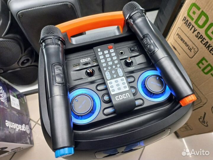 Колонка 1000вт Портативная Большая eden